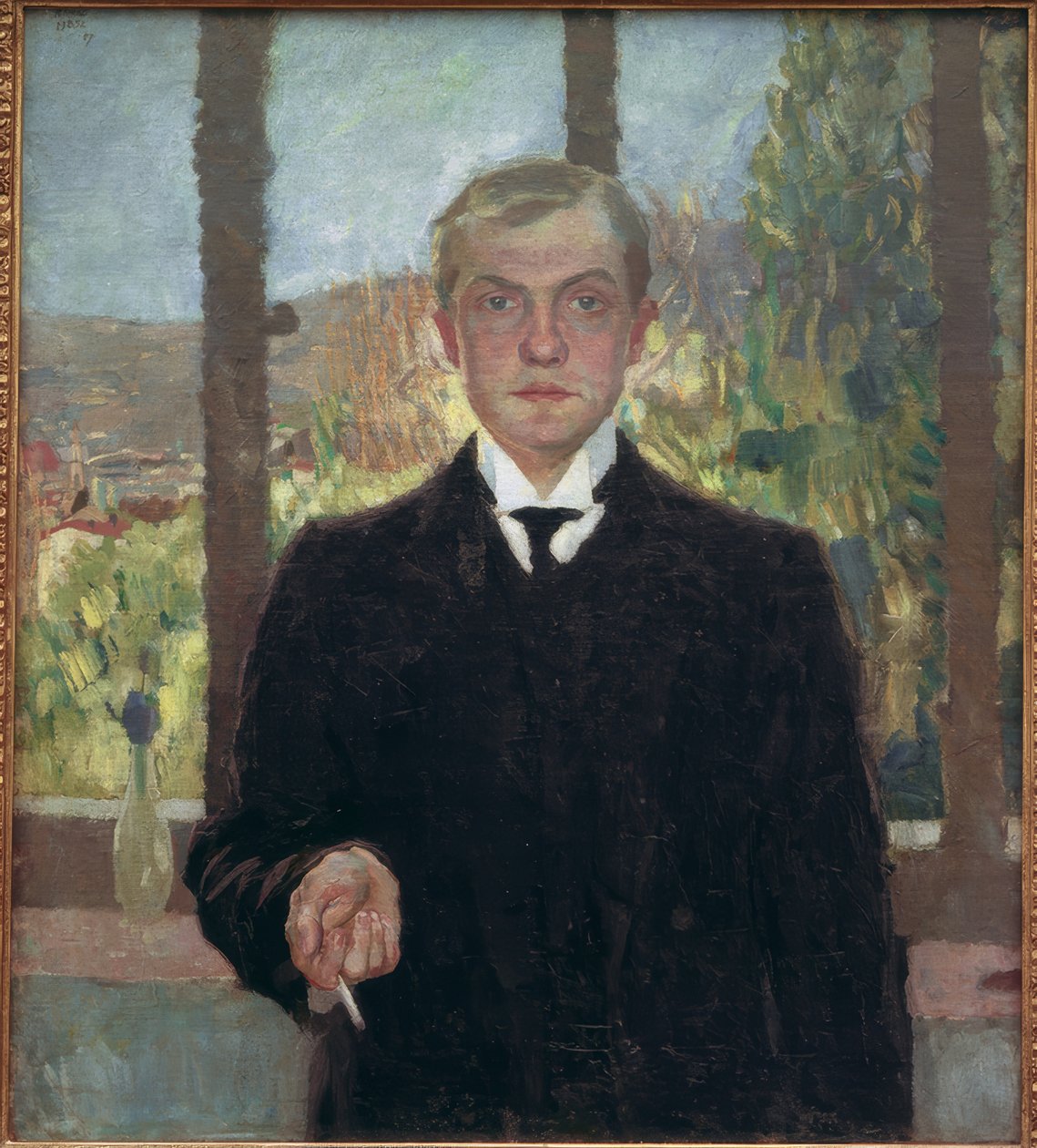 Zelfportret Florence door Max Beckmann