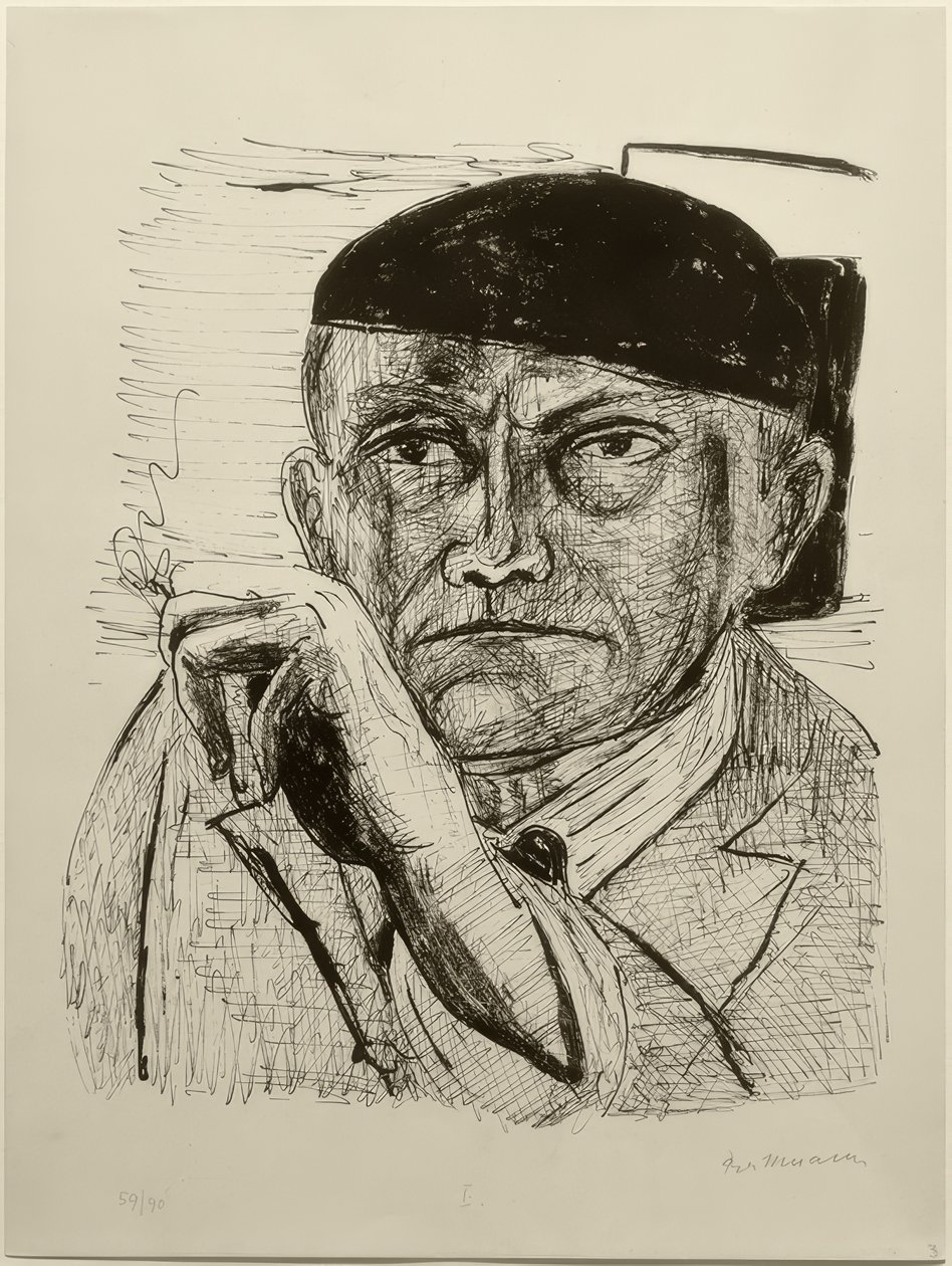 Zelfportret door Max Beckmann