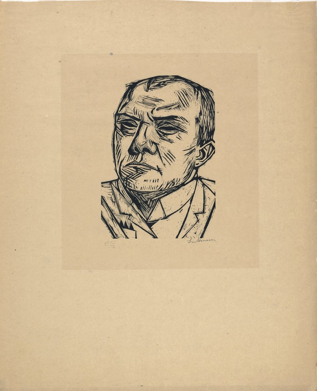 Zelfportret door Max Beckmann