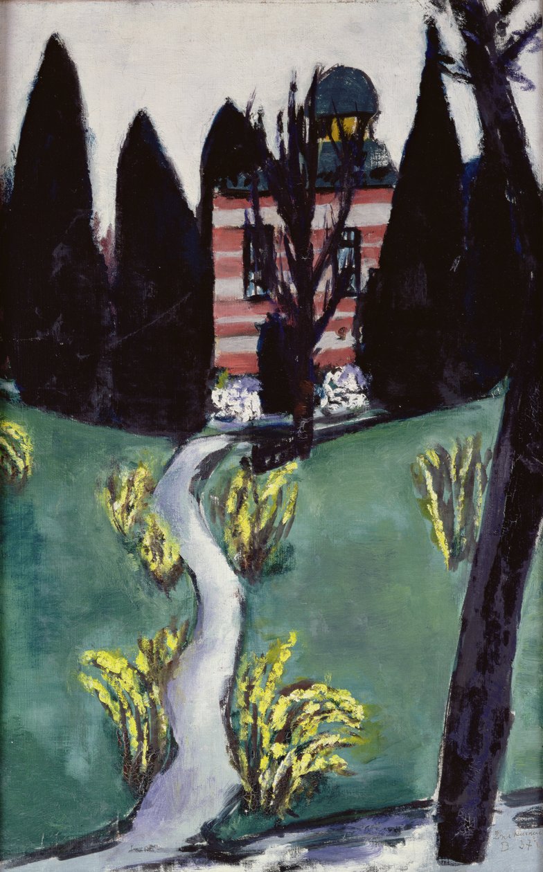 Stourdza Kapel in Baden-Baden door Max Beckmann