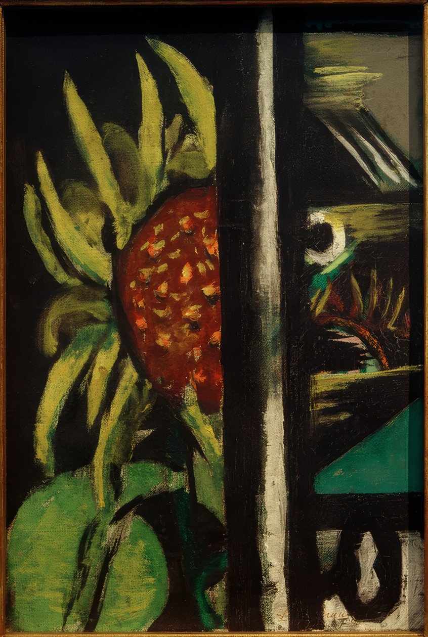 Zonnebloem door Max Beckmann