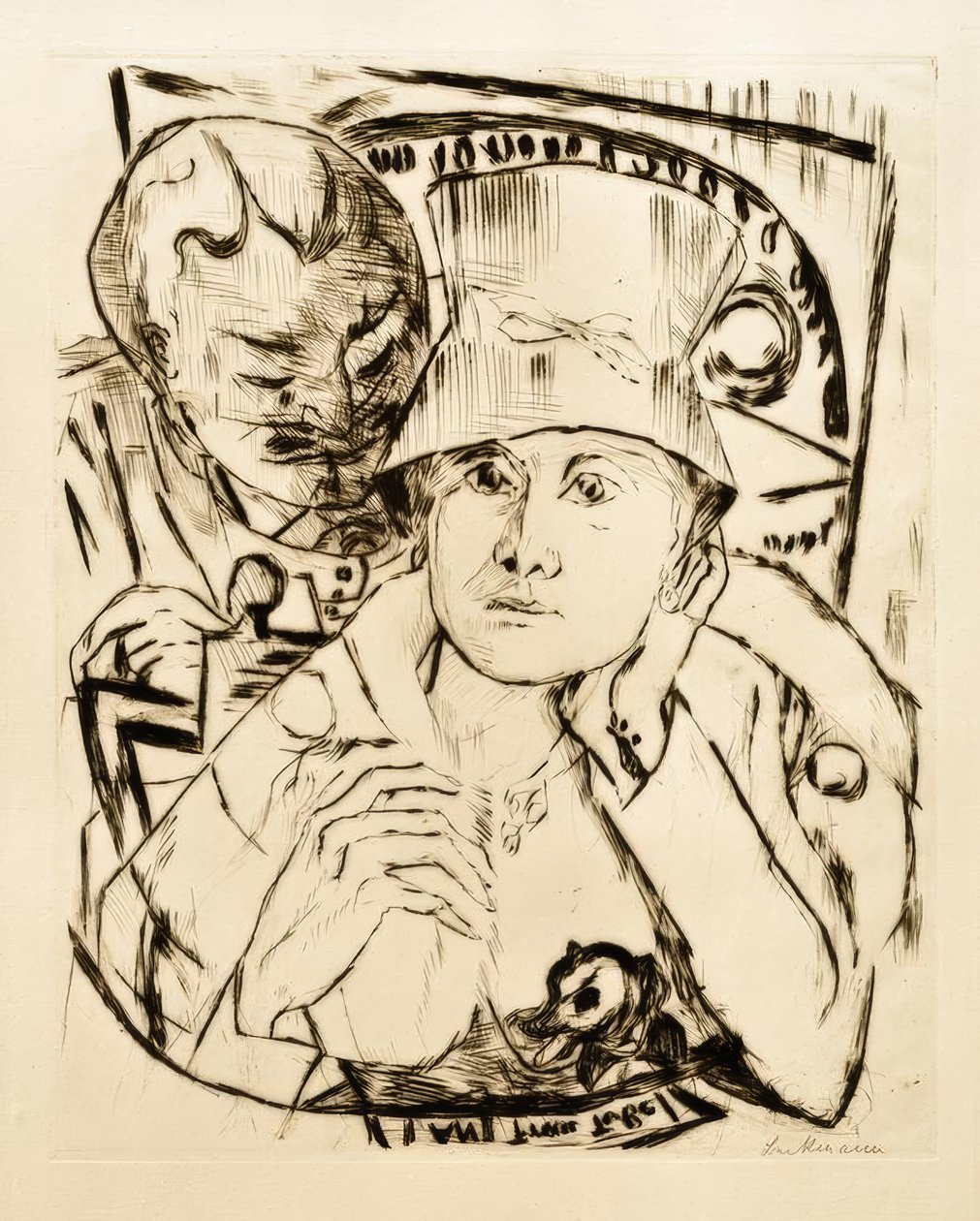 Theaterloge door Max Beckmann