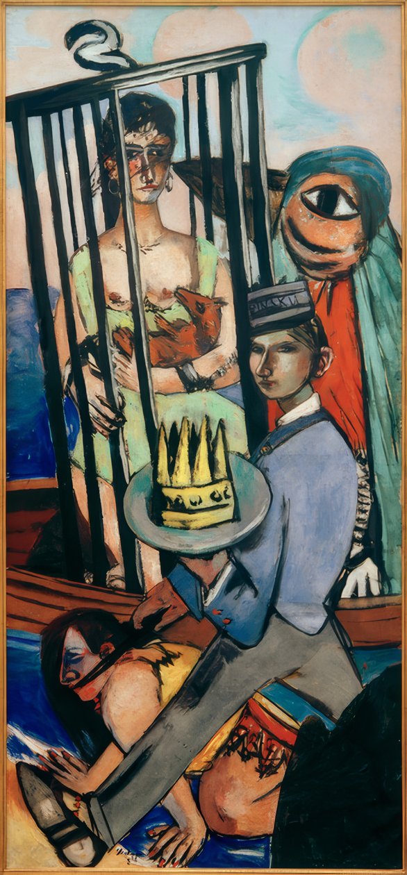 Verleiding (Verleiding van de Heilige Antonius) door Max Beckmann