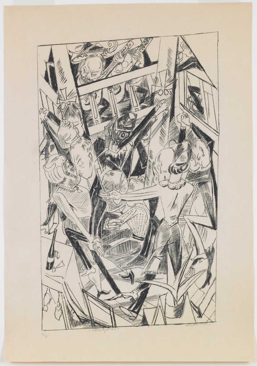plaat 8: Malepartus door Max Beckmann