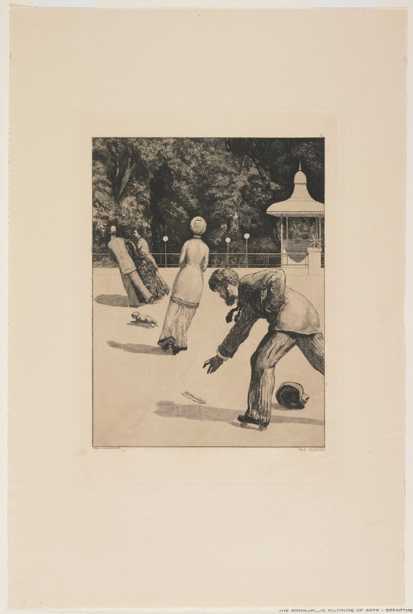 Actie, 1881 door Max Klinger