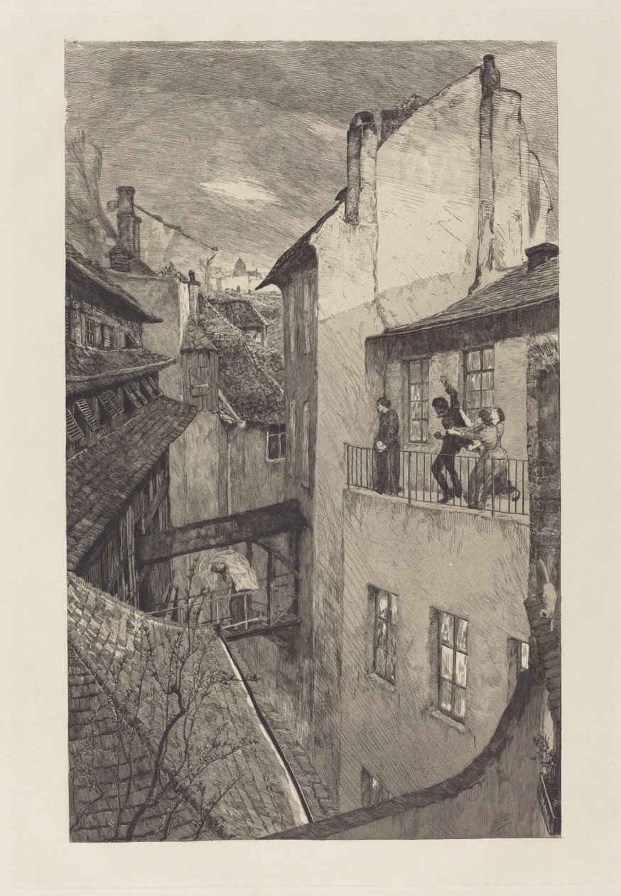 Eine Mutter I door Max Klinger