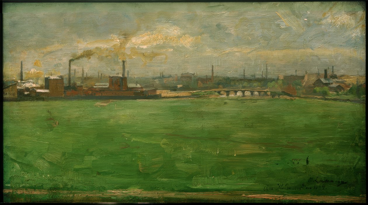Aan de Schleswiger Ufer door Max Liebermann