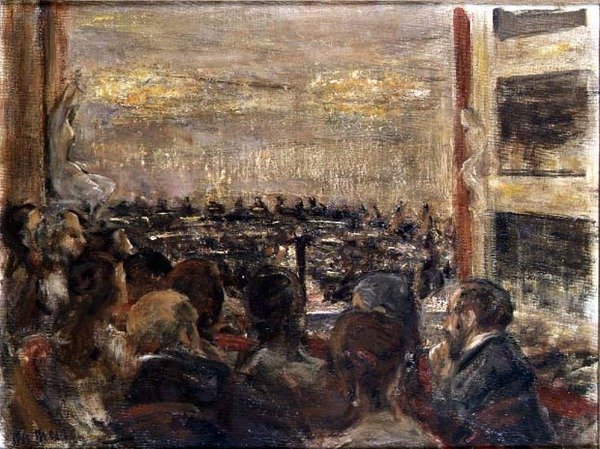 In het operahuis door Max Liebermann