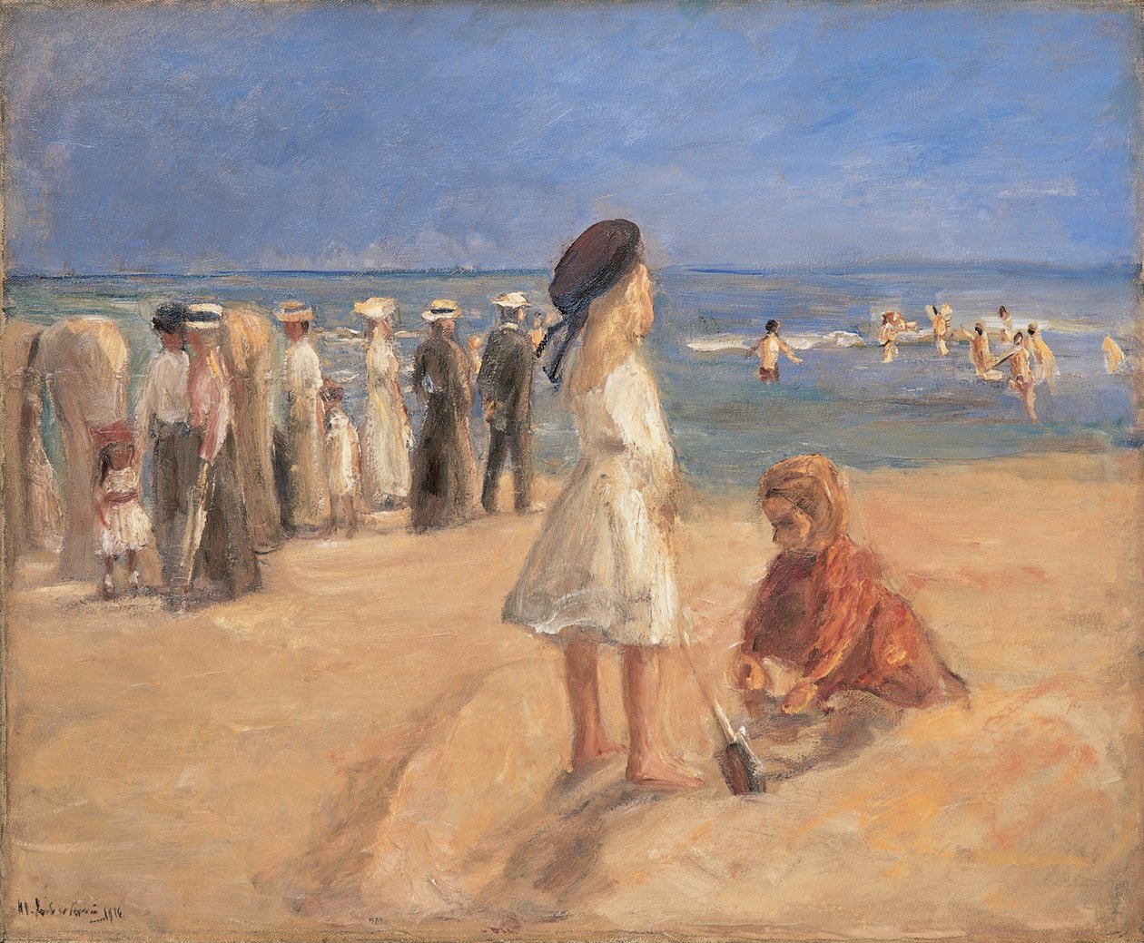 Strandleven, 1916 door Max Liebermann