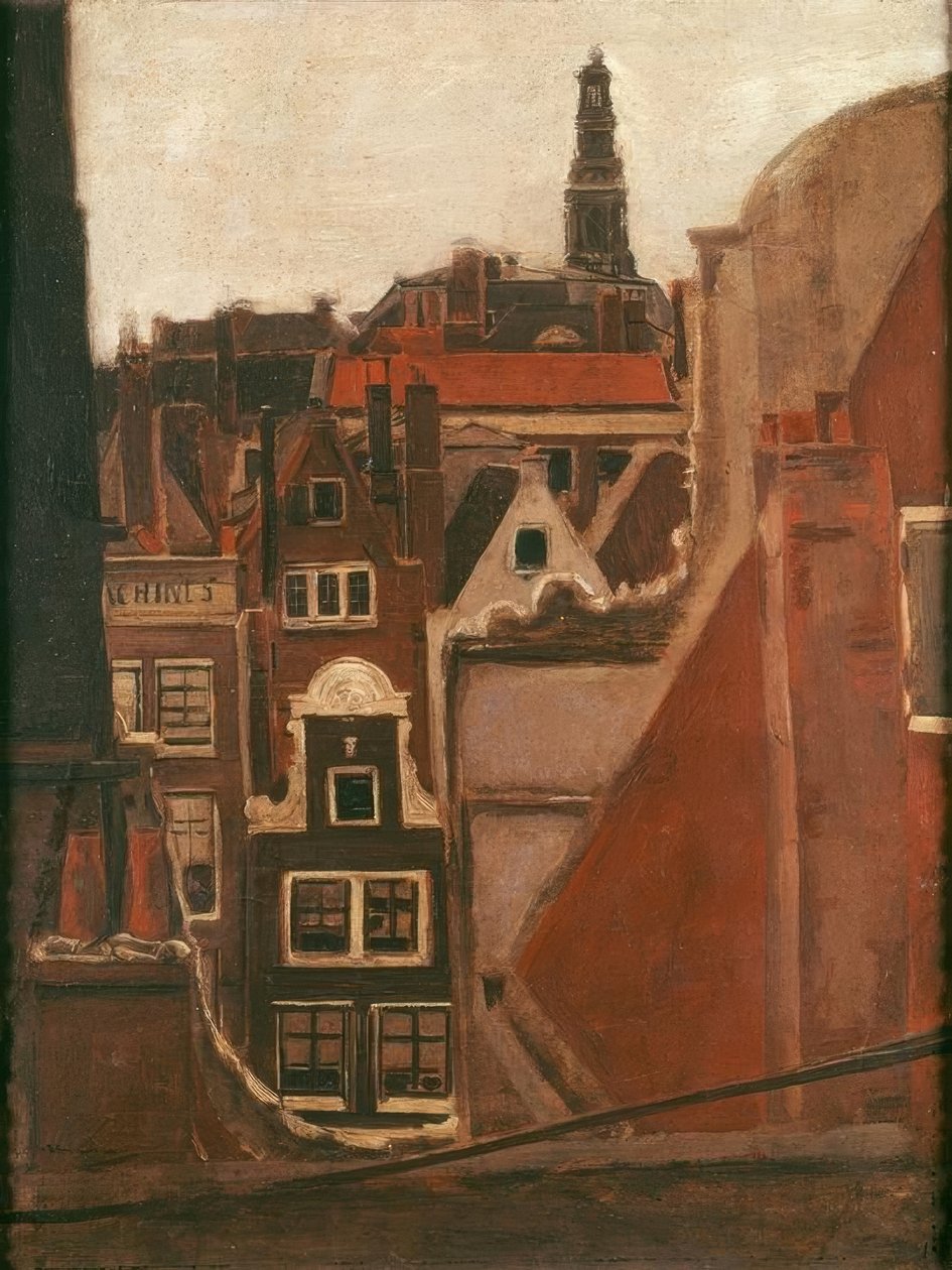Daken van Amsterdam door Max Liebermann