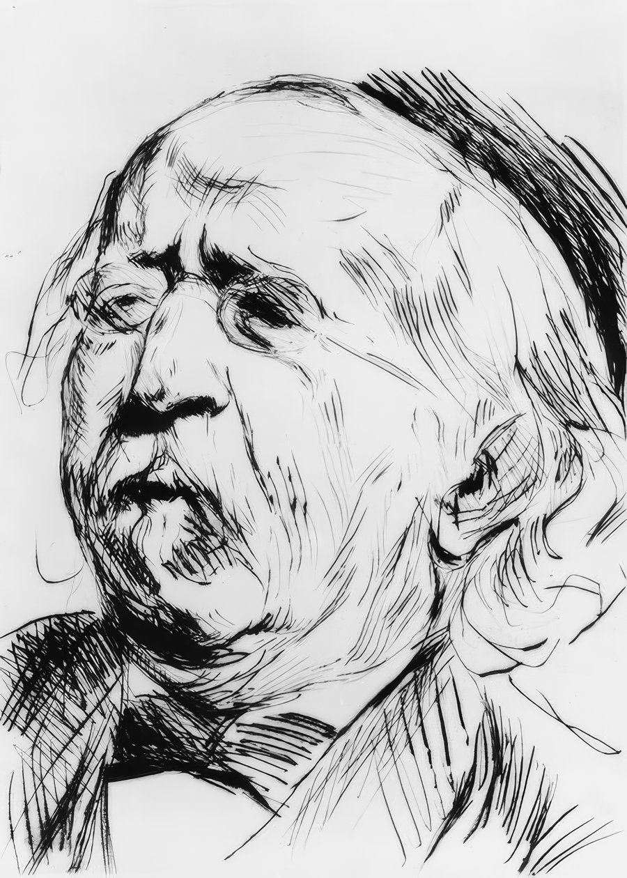 Hermann Cohen door Max Liebermann
