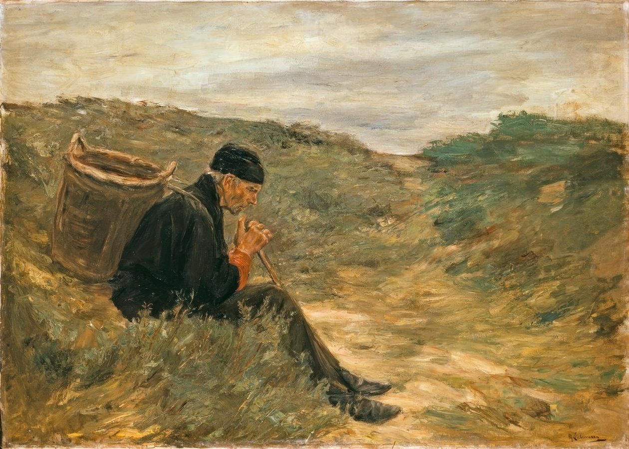 In de duinen door Max Liebermann