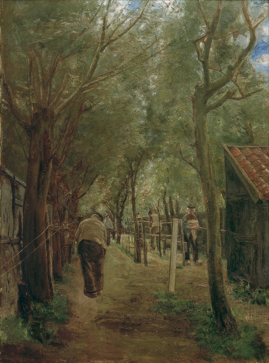 Touwslagerij door Max Liebermann