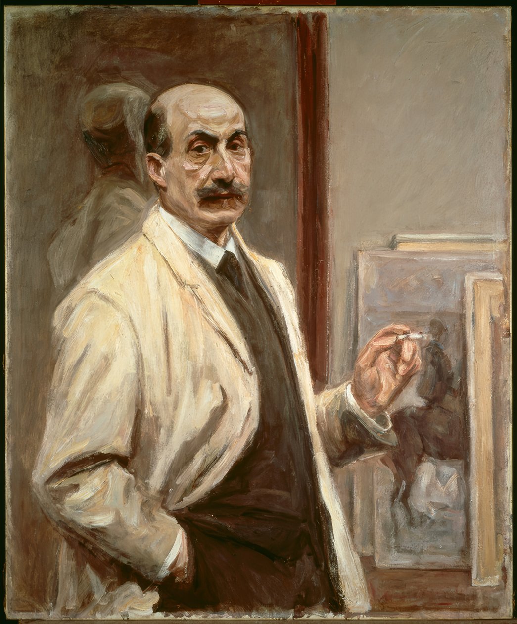 Zelfportret door Max Liebermann