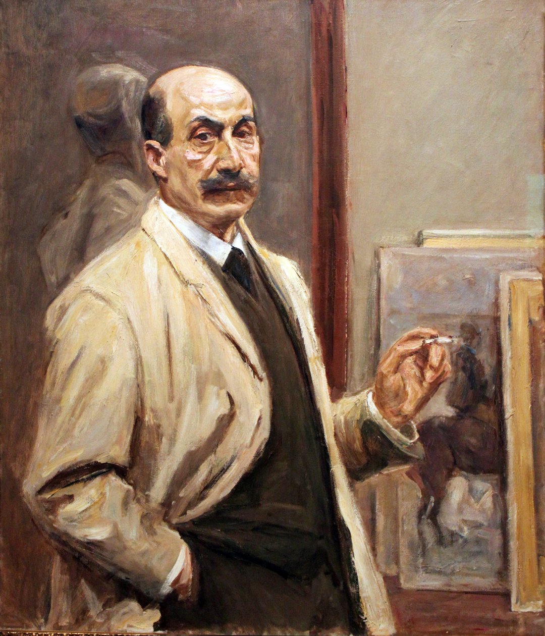 Zelfportret door Max Liebermann