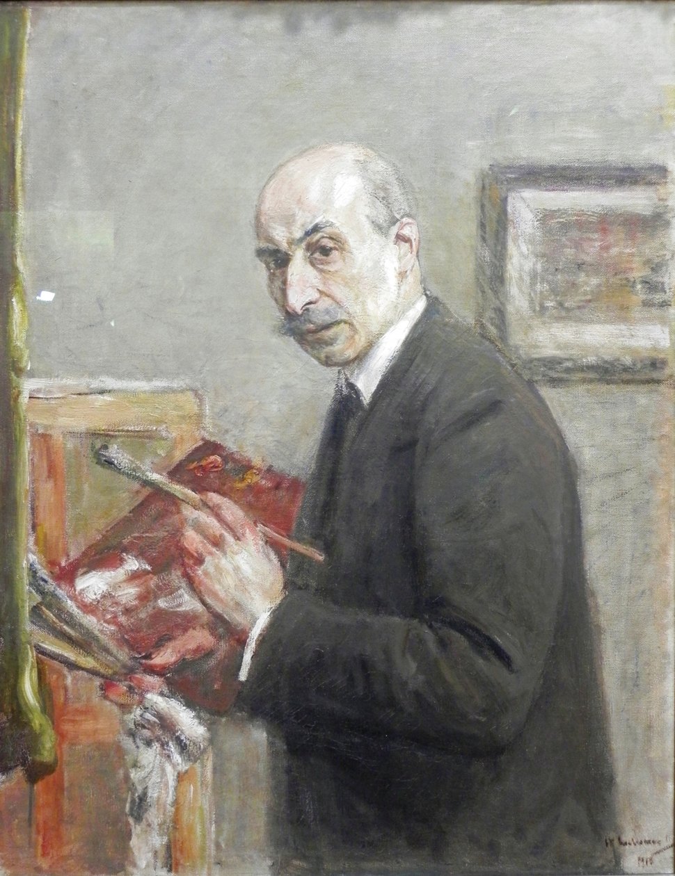 Zelfportret door Max Liebermann
