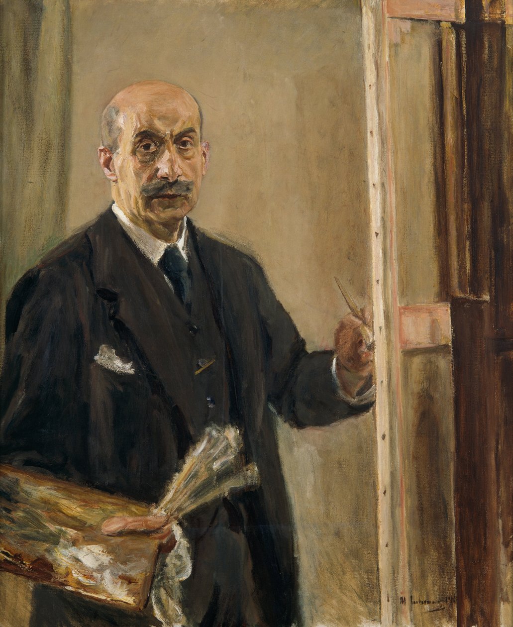 Zelfportret door Max Liebermann