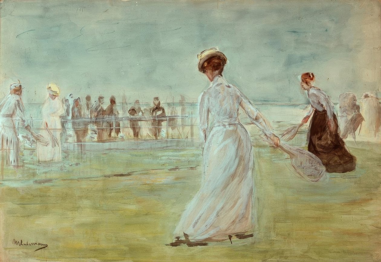 Tennisser door Max Liebermann