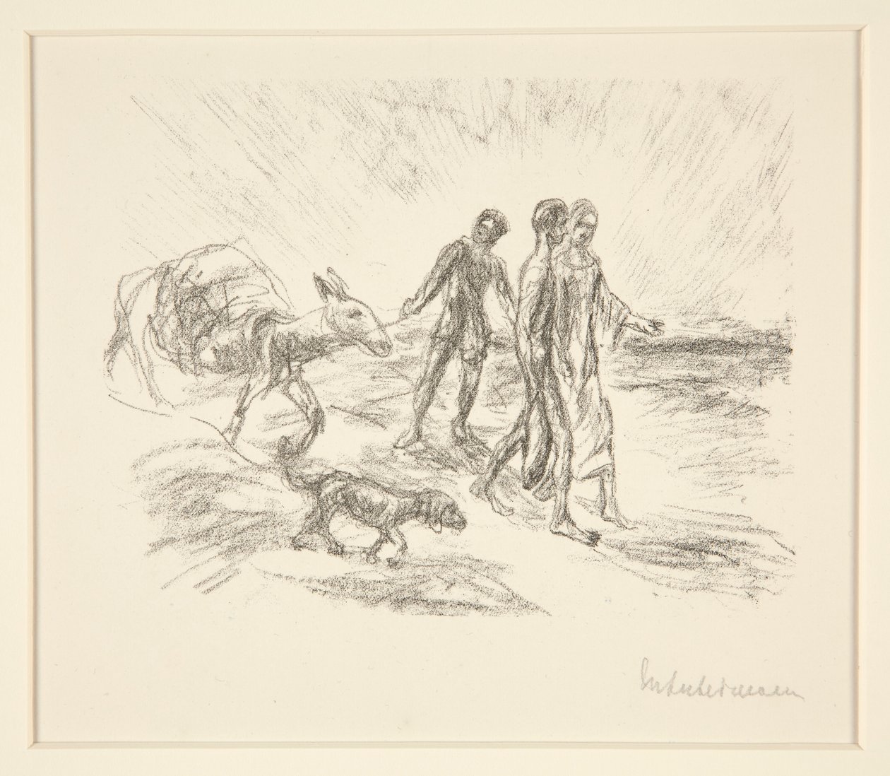Tobias I/III door Max Liebermann
