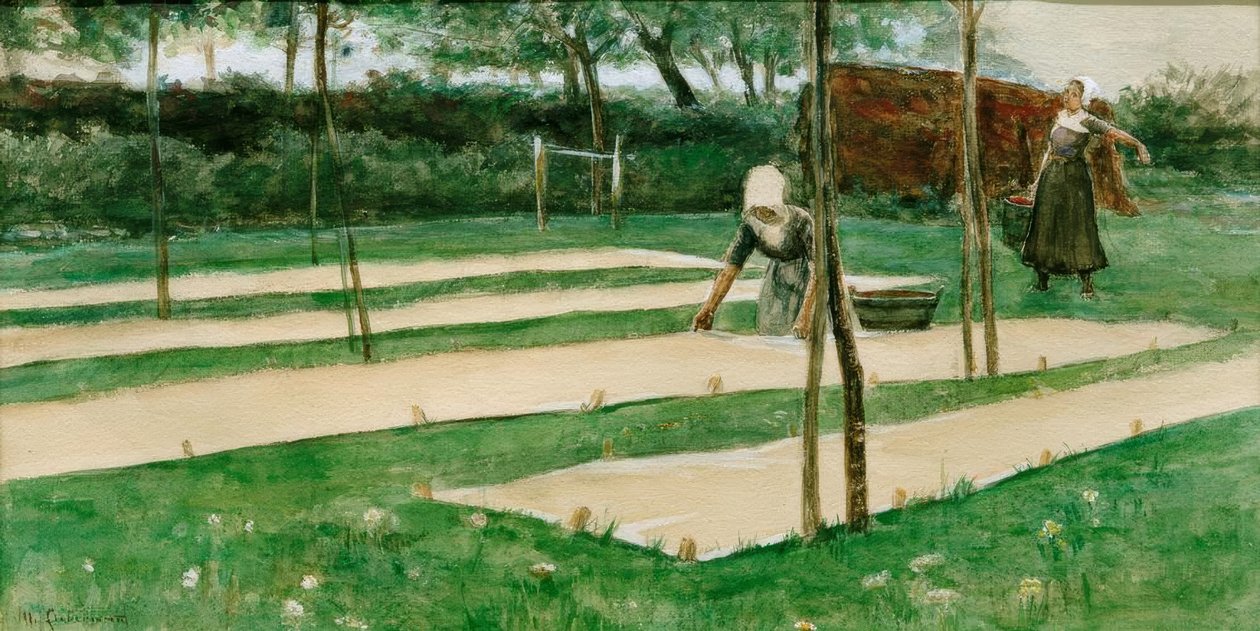 Bleekveld door Max Liebermann