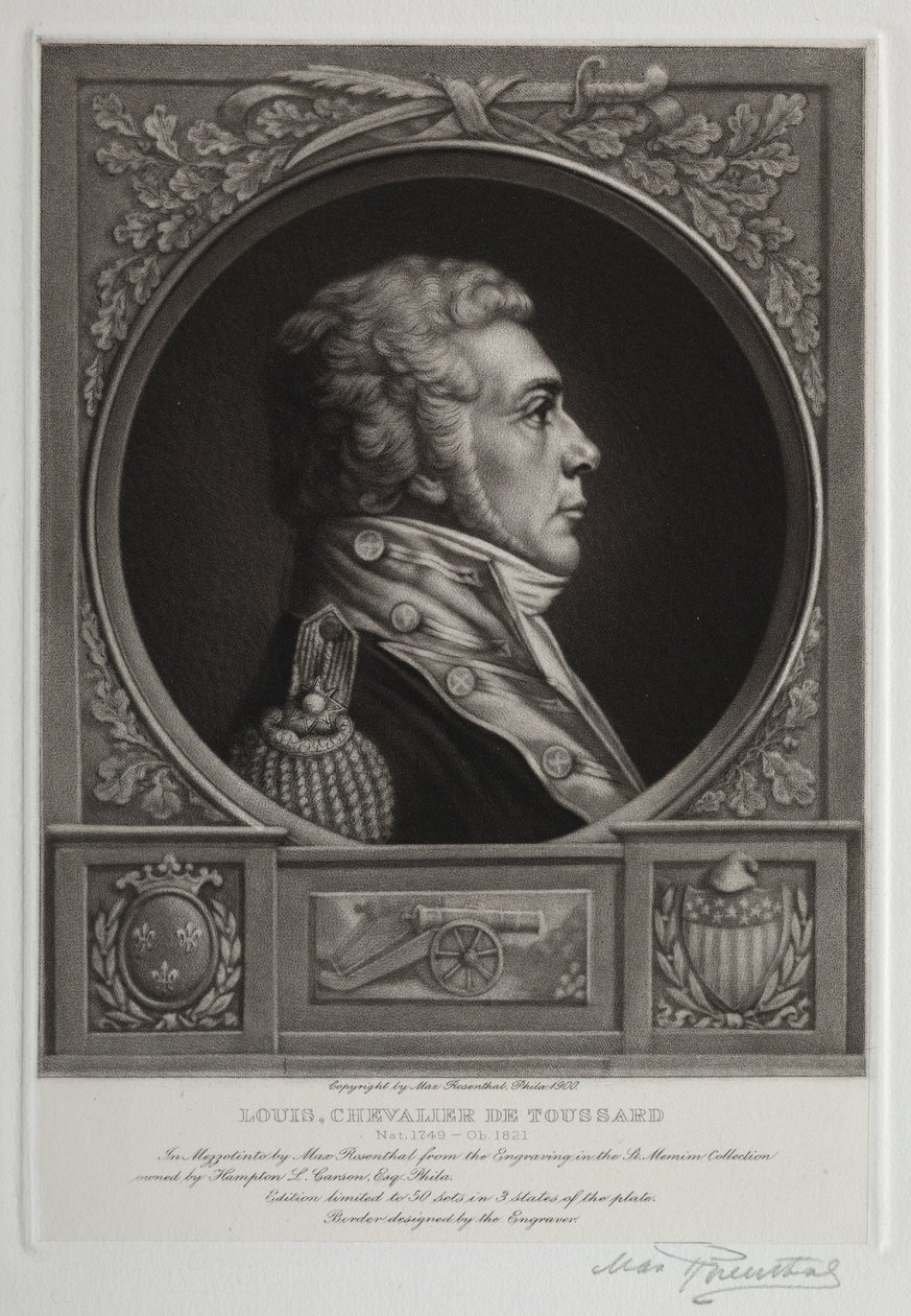 Louis, Chevalier de Toussard, 1900 door Max Rosenthal