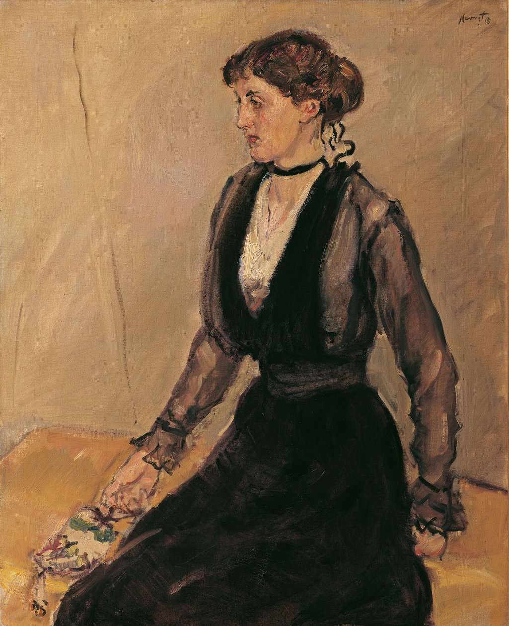 Juffrouw Eva Steinbarth door Max Slevogt