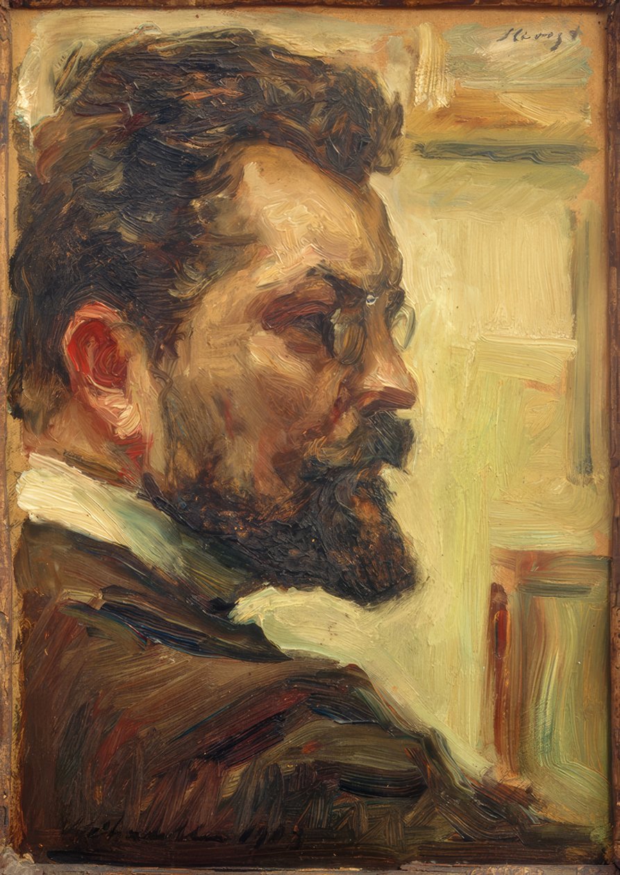 Max Slevogt / Zelfportret 1903 door Max Slevogt