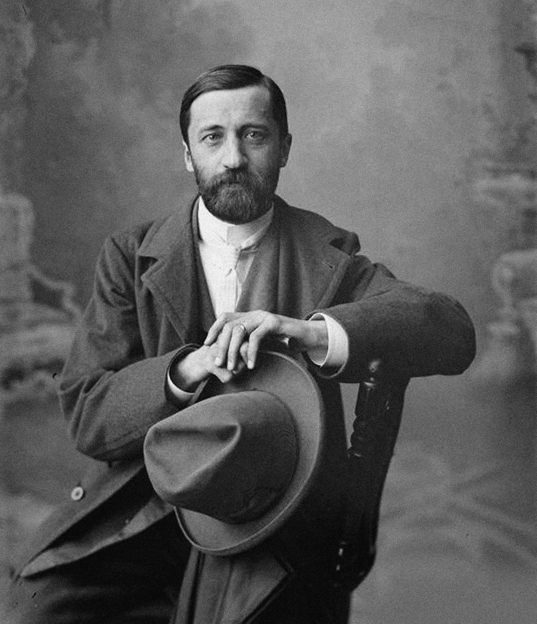Portret van Dmitry Merezhkovsky door Maxim Petrovich Dmitriev