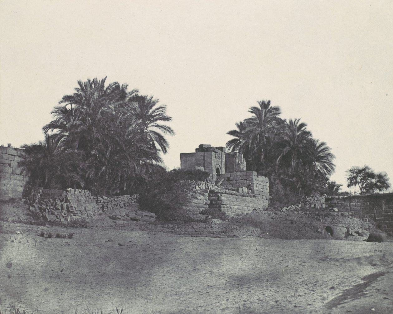 Nubië. Philoe, 1850 door Maxime Du Camp