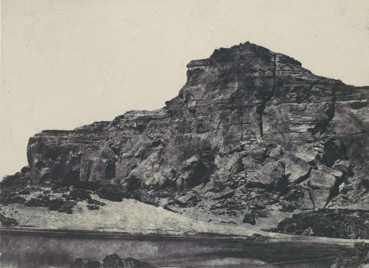 Nubië. Tweede Cataract. Dgebel-Abouoir, 1850 door Maxime Du Camp