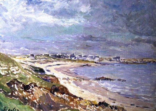 Kustscène door Maxime Emile Louis Maufra