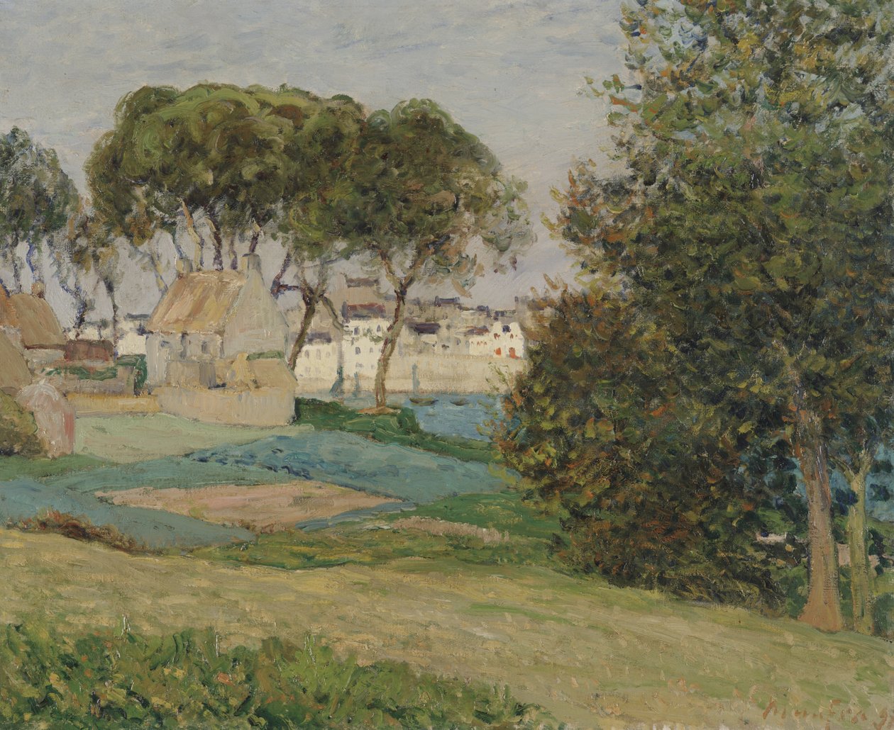 Douarnenez, Landschap van Oktober door Maxime Emile Louis Maufra