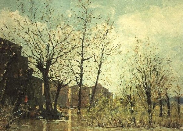 De Zondvloed door Maxime Emile Louis Maufra