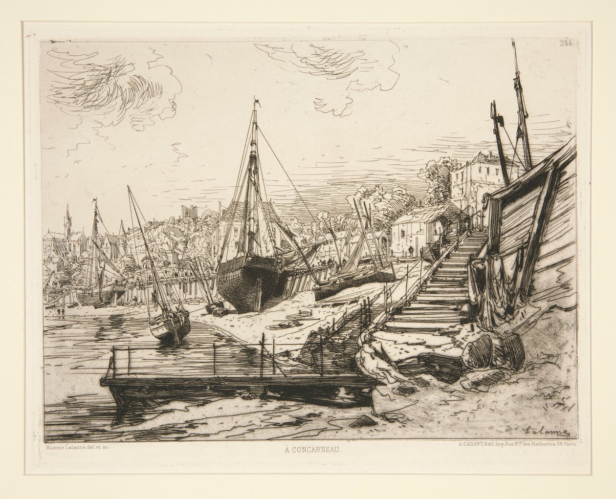 Een Concarneau door Maxime Lalanne