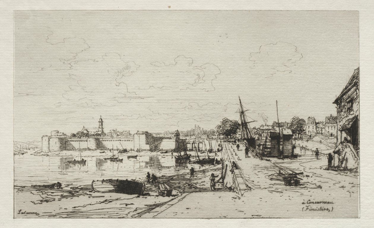 Een Concarneau door Maxime Lalanne