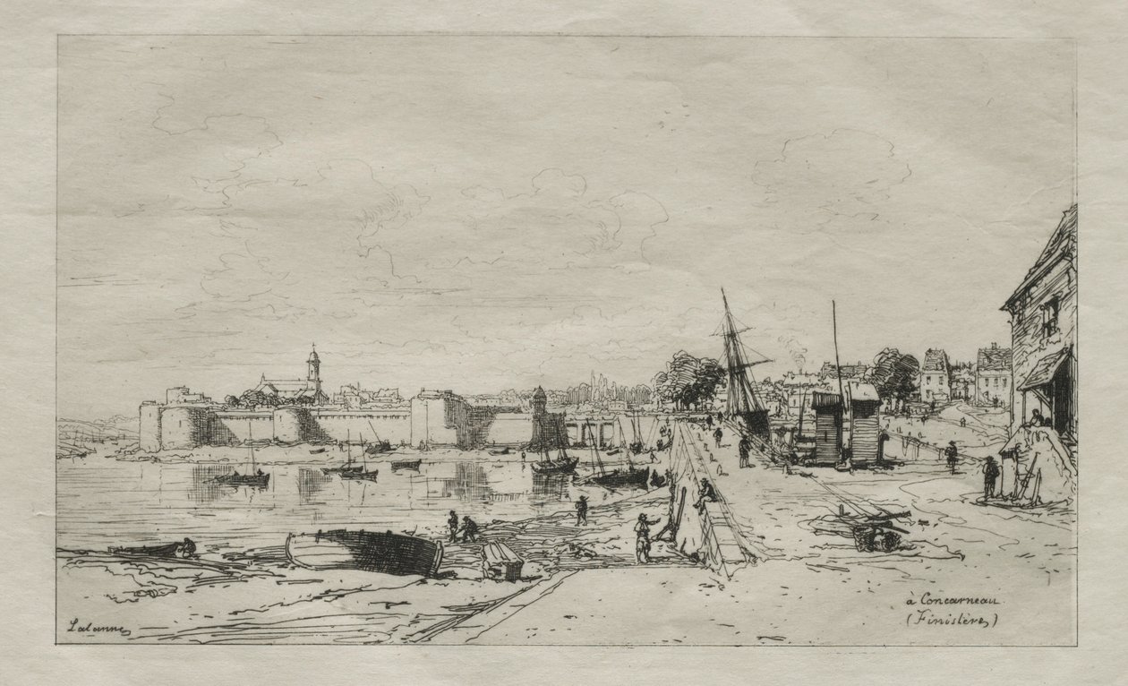Een Concarneau door Maxime Lalanne