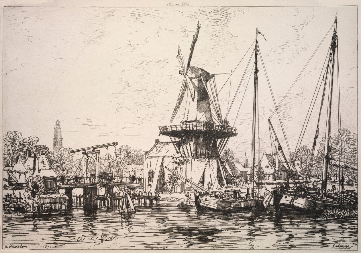 In Haarlem, Nederland, 1877 door Maxime Lalanne
