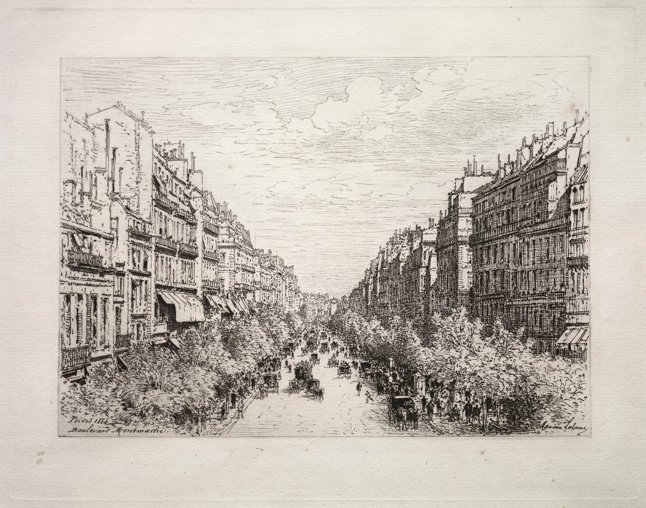 Boulevard Montmartre door Maxime Lalanne