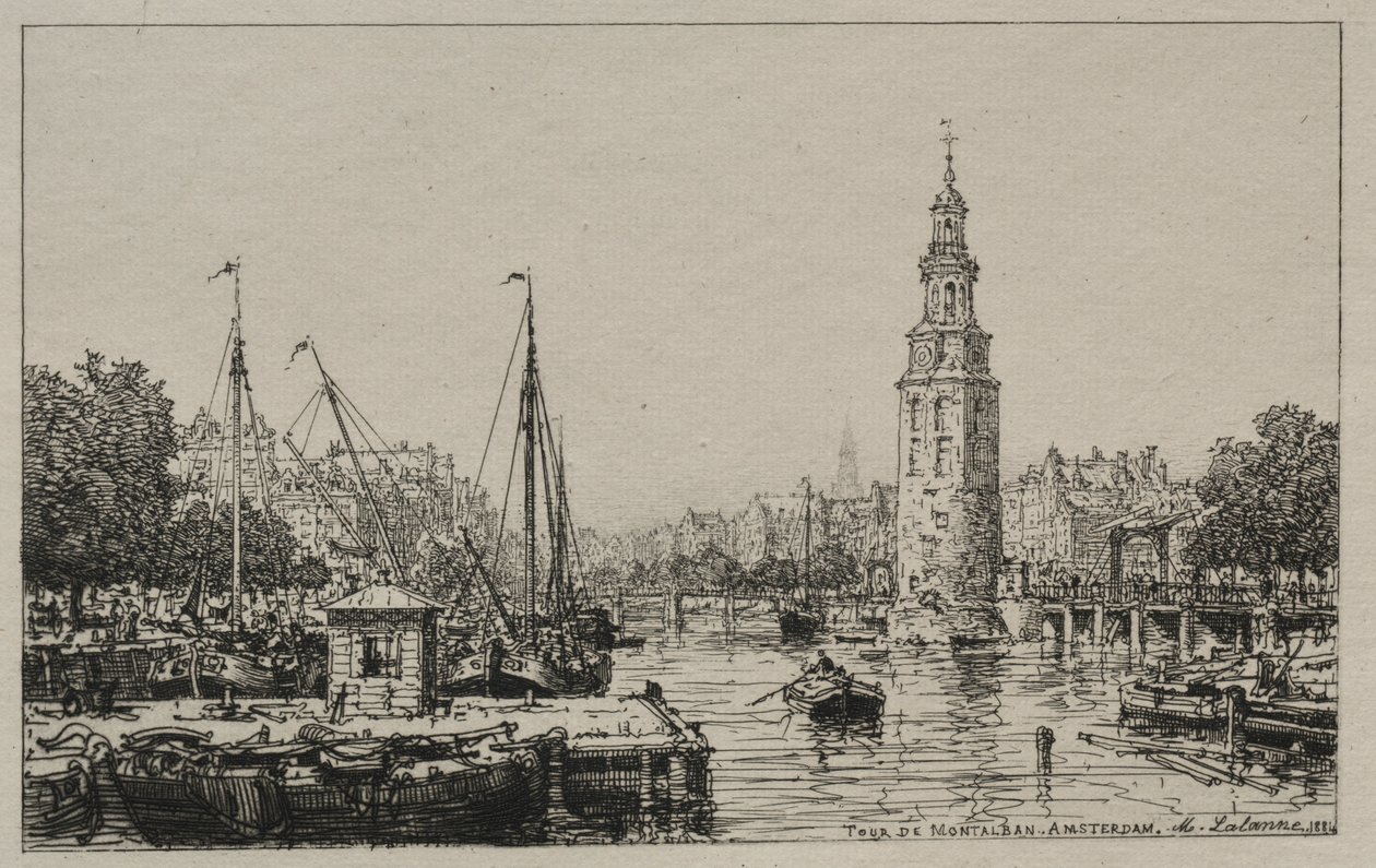 Tour de Montelban, Amsterdam door Maxime Lalanne