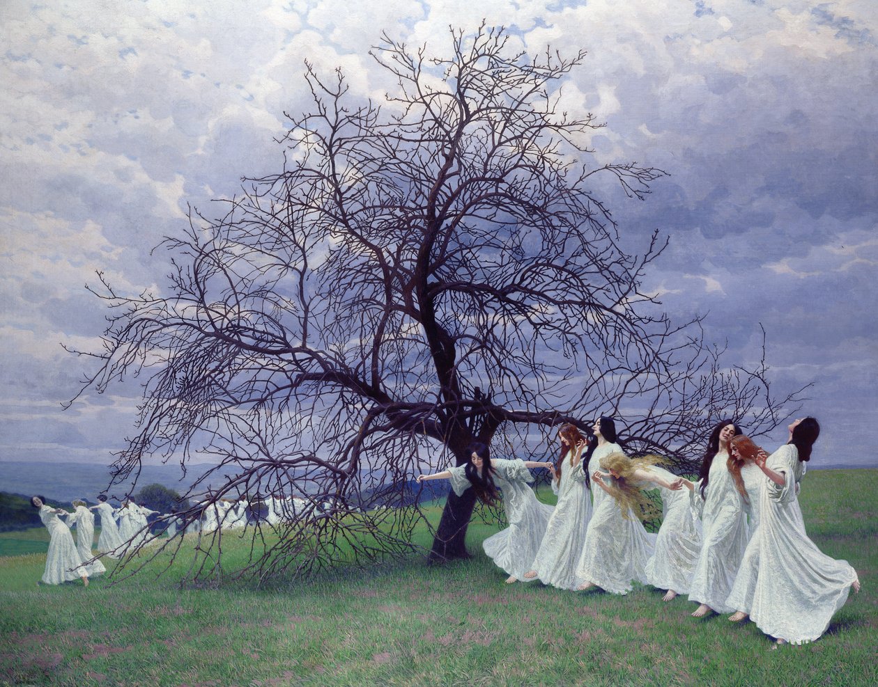 Fruhlingsreigen (Lied van de Lente) door Maximilian Lenz