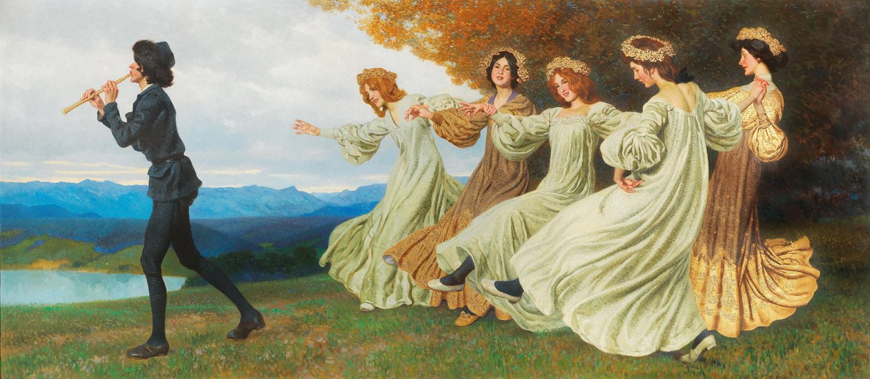 Oud Lied, 1905 door Maximilian Lenz