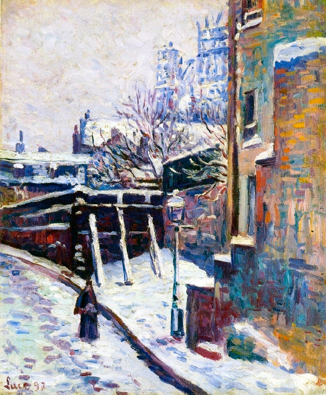Montmartre, Parijs, 1897 door Maximilien Luce