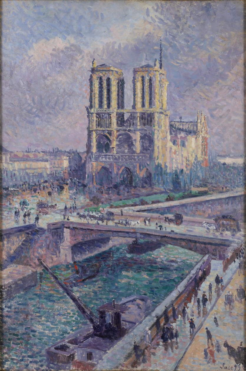 Notre Dame, 1899 door Maximilien Luce
