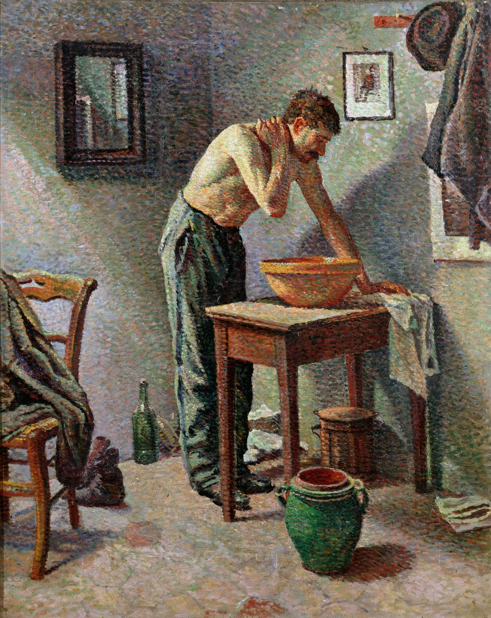 Het Toilet, 1887 door Maximilien Luce