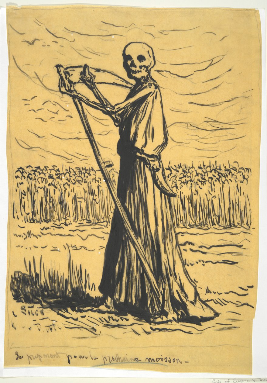De Dood als Maaier door Maximilien Luce