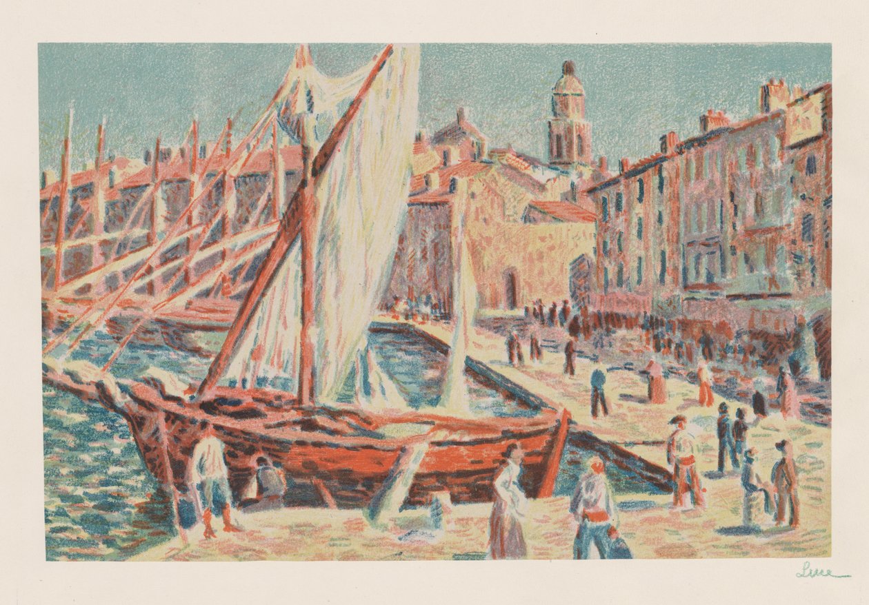 Saint-Tropez, 1897 door Maximilien Luce