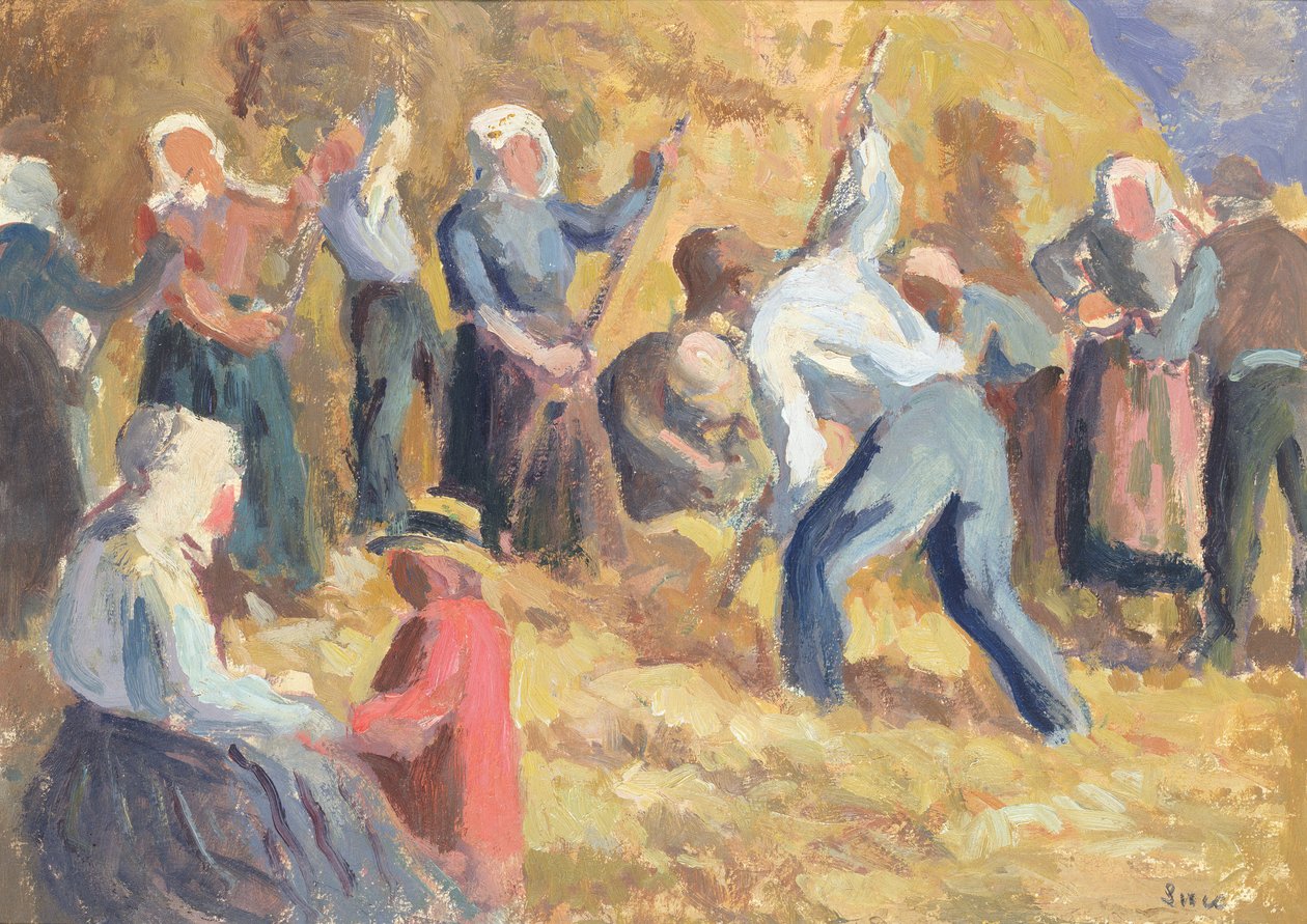 De Oogst door Maximilien Luce