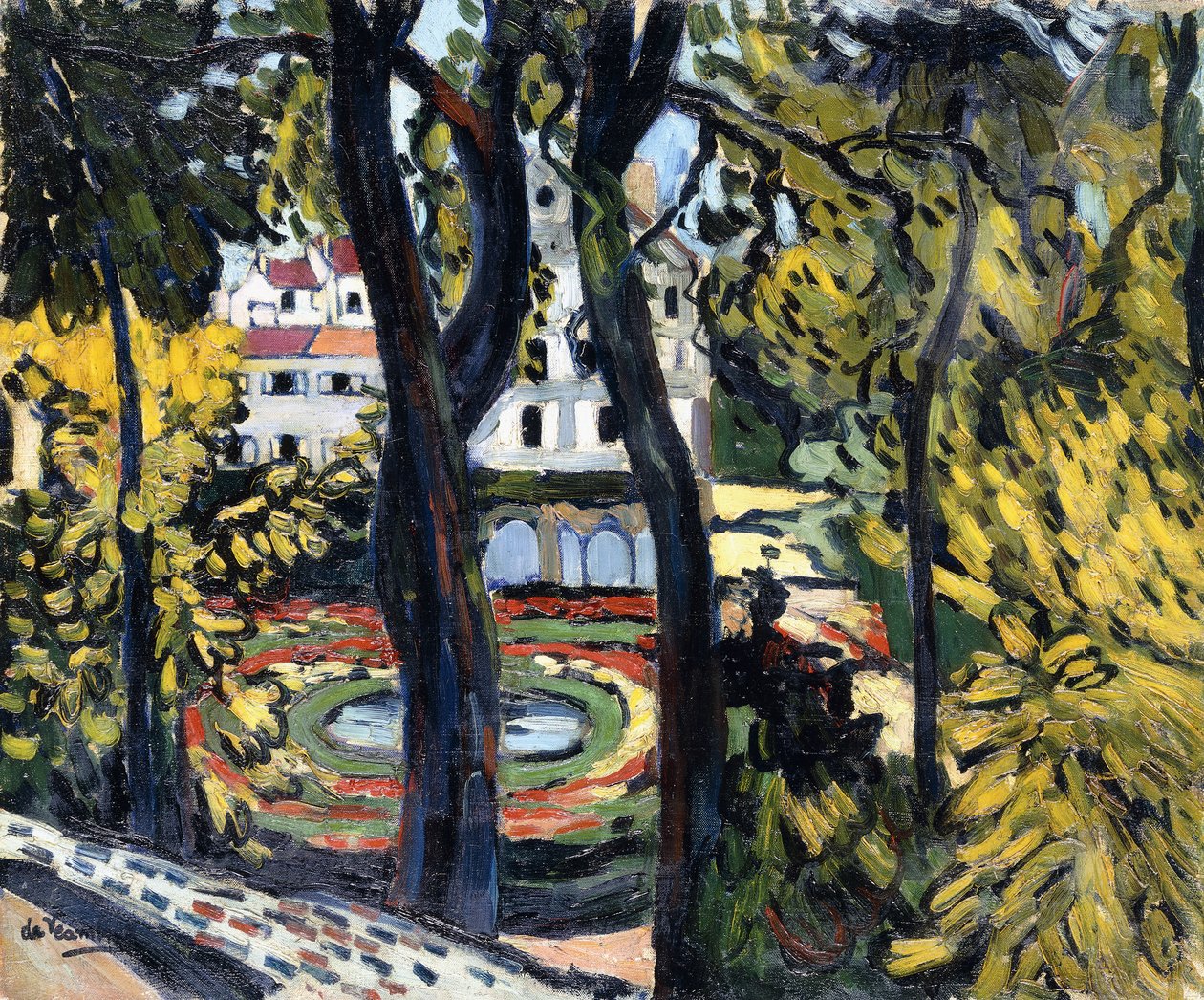 De Seine en Pont Saint-Michel, 1900 door Maximilien Luce