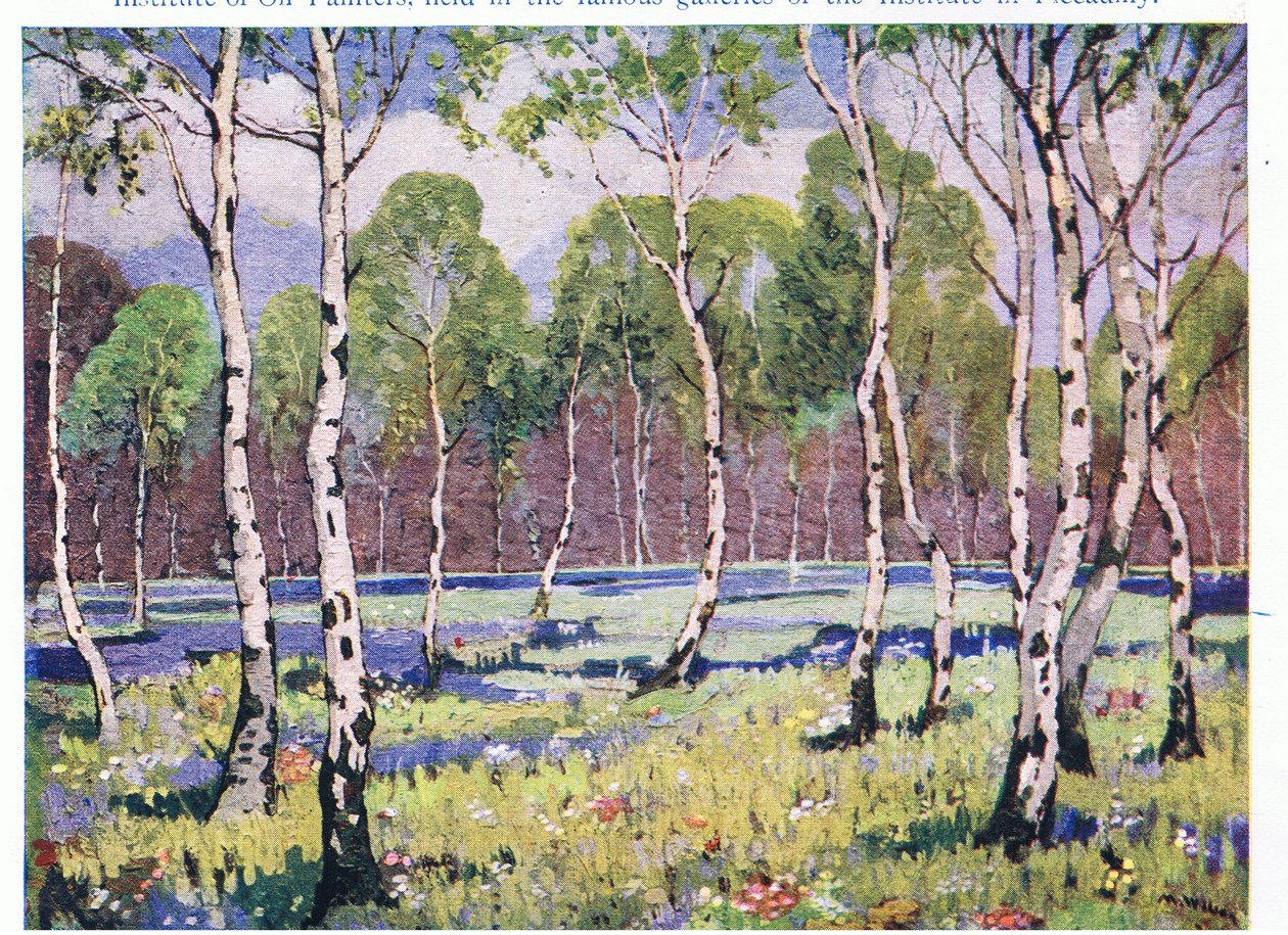 Lente bos door May Wilson Preston