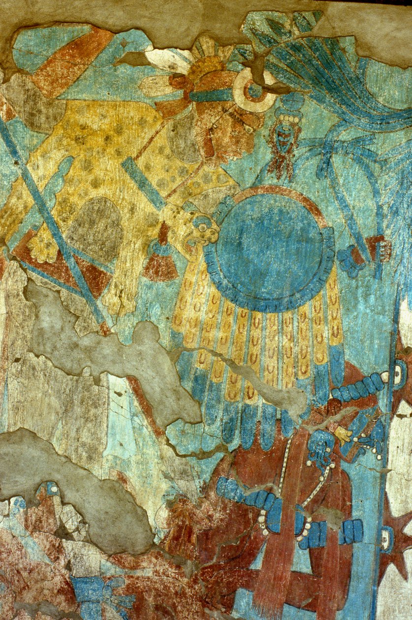 Slag bij Cacaxtla, Late Classic periode door Mayan